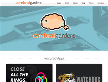 Tablet Screenshot of cerebralgardens.com